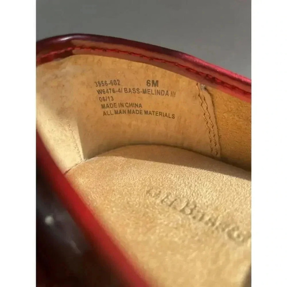 CLEARANCE Women's Melinda III GH Bass Red Clogs Size 6M EUC! - Picture 7 of 7